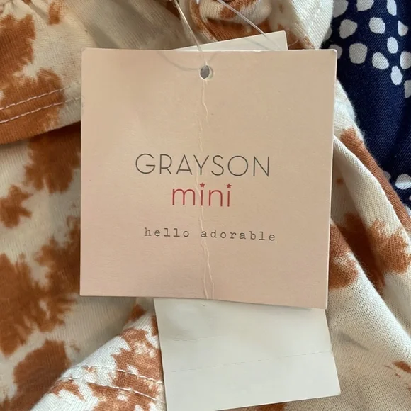 Grayson Mini Hello Adorable 3-6m Baby Girl’s Top & Bottom Set - Picture 3 of 5